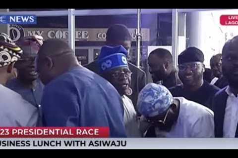 [ Live ] Tinubu Hosts Business Lunch In Lagos