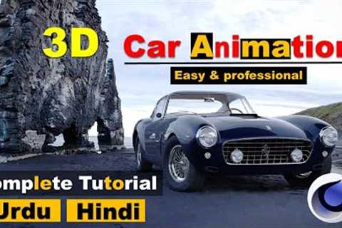 How to create a 3D Car Animation in Cinema 4D | Urdu\Hindi