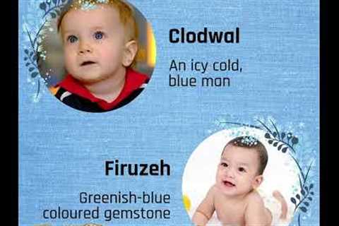 16 Beautiful Baby Names that Mean Blue for Boys and Girls