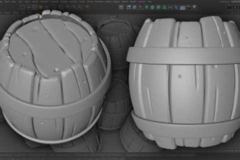 Model and Sculpt a Stylized Barrel | Cinema 4D Modeling and Sculping Tutorial