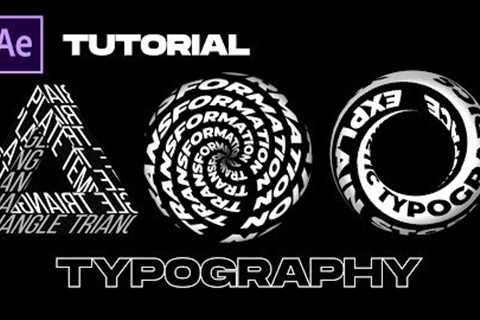 Creative Typography in After Effects [Tutorial]