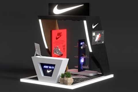 Nike Exhibition - Corona Render - Cinema 4D