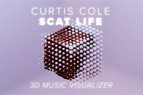 Scat Life - Curtis Cole | 3D AUDIO VISUALIZER | BLENDER GEOMETRY NODES