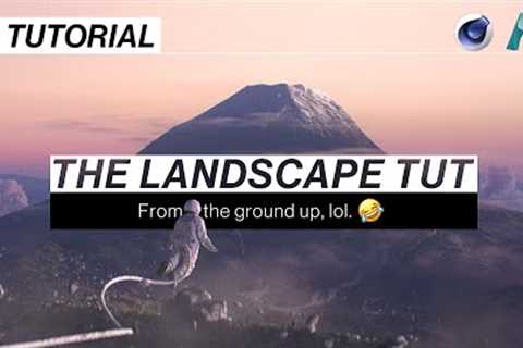 C4D TUTORIAL | Realistic CGI Landscapes [Cinema4D & Arnold]