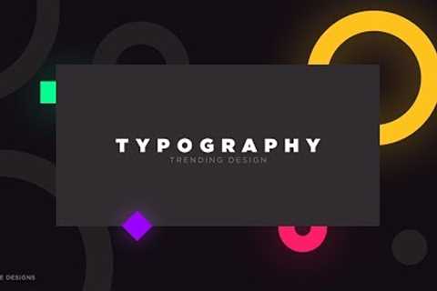 After Effects Tutorial: Animated Typography Slide in After Effects - Motion Graphics Tutorial