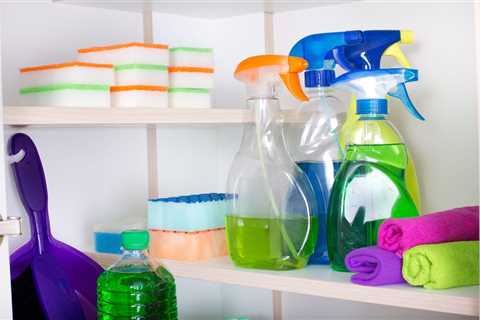 How To Organize Cleaning Supplies