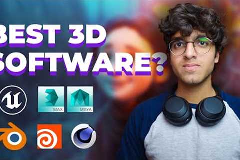 What is the BEST 3D Software? Blender vs Maya vs 3dsMax vs Cinema 4D vs Houdini vs UE5 (Urdu/Hindi)