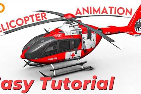 How to make a 3D Flying Helicopter Animation in few minutes in Cinema 4D | Urdu / Hindi