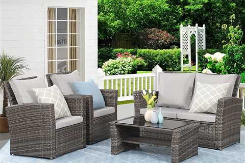 5 Best Wicker Patio Furniture Pieces for Outdoor Cozy Cottage Vibes