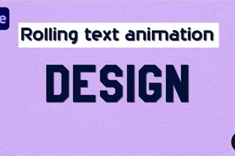 Rolling Text Animation In After Affects- After Effects Tutorial - Text Animation Tutorial