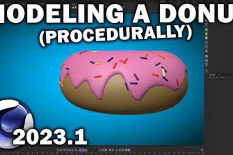 Cinema 4d 2023.1: Modeling a Donut Procedurally!