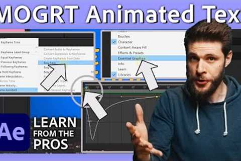 How To Create Custom MOGRT Animated Text In After Effects | Learn From The Pros