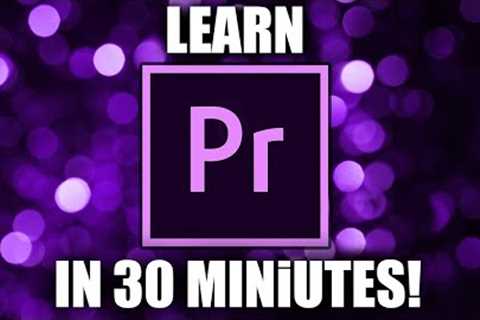 PREMIERE PRO TUTORIAL | For Beginners + Work Files Included!