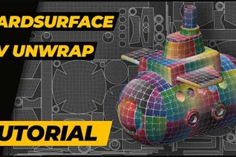 Cinema 4D R25 Hard Surface UV Unwrapping Tutorial