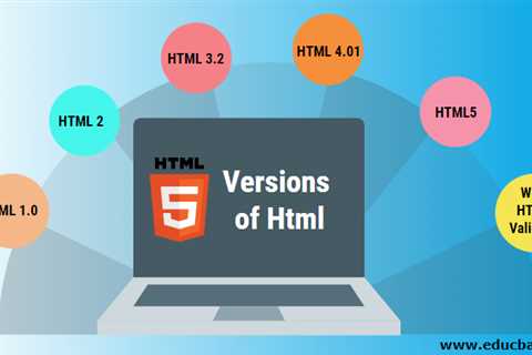 Versions of Html