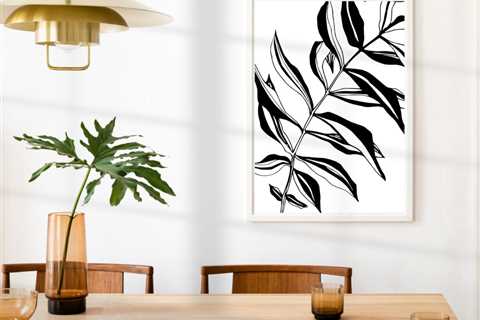 New Black + White Botanical Art