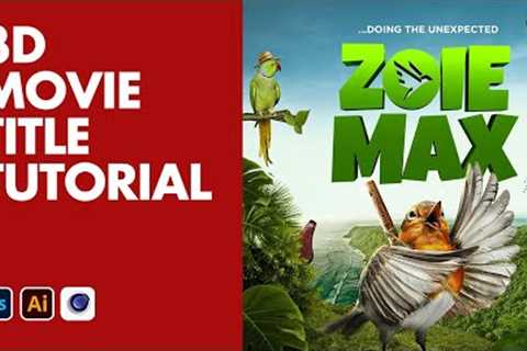 How To Make 3D Movie Title Tutorial 💥🔥