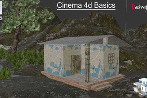 How to create 3D old house in cinema 4d \ 2023 Malayalam tutorials