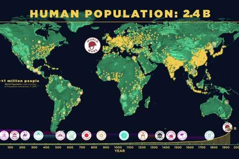 How the Human Population Reached 8 Billion: An Animated Video Covers 300,000 Years of History in..