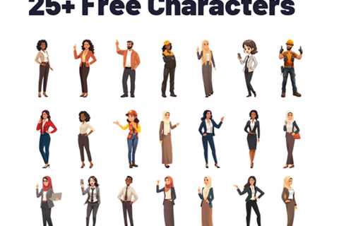 25 Free Illustrated Characters