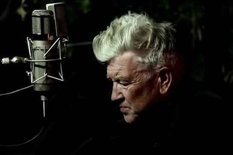 One Hour of David Lynch Listening to Rain, Smoking & Reflecting on Art