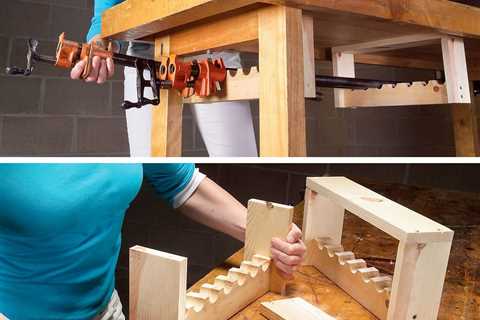 9 Clamp Storage Ideas to Declutter Your Workshop