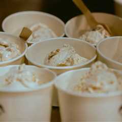 Kurīmu and Nagaraya made a miso peanut butter ice cream and adobo-flavored cone that somehow works