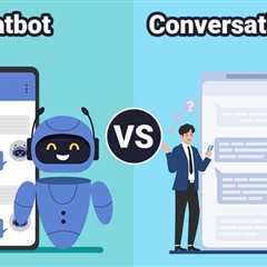 Chatbot vs Conversational AI