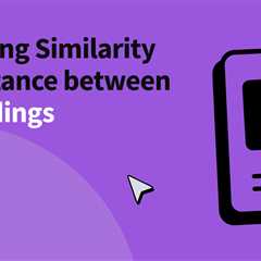 Measuring Similarity and Distance between Embeddings