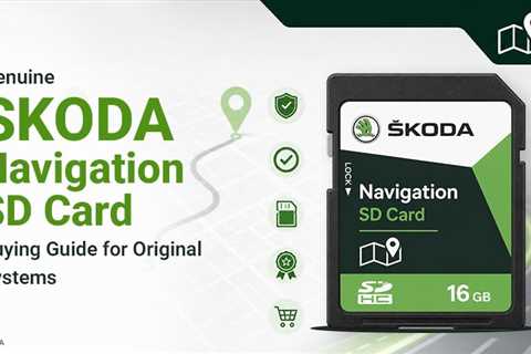 Skoda Navigation SD Card for Original Navigation Systems